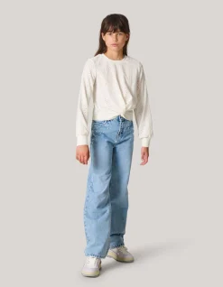 Shoeby Ajour Top Gebroken Wit< Tops Lange Mouw