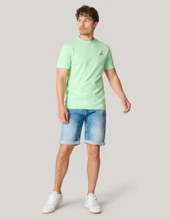 Shoeby Art T-shirt Lichtgroen<Heren T-Shirts En Polo's