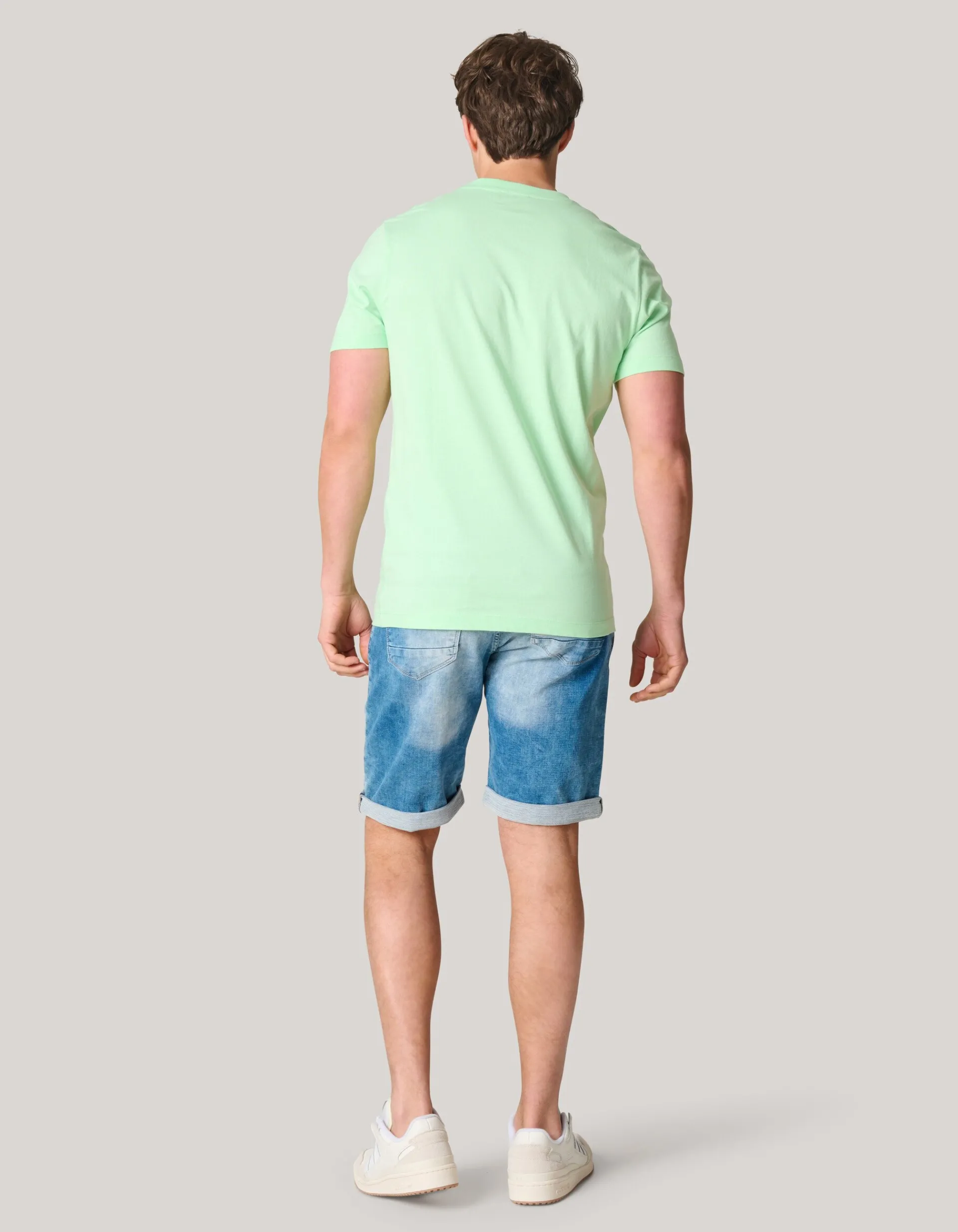 Shoeby Art T-shirt Lichtgroen<Heren T-Shirts En Polo's