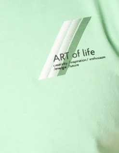 Shoeby Art T-shirt Lichtgroen<Heren T-Shirts En Polo's