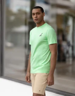 Shoeby Art T-shirt Lichtgroen<Heren T-Shirts En Polo's
