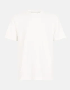 Shoeby Artwork Embroidery T-shirt Gebroken Wit<Heren T-Shirts En Polo's