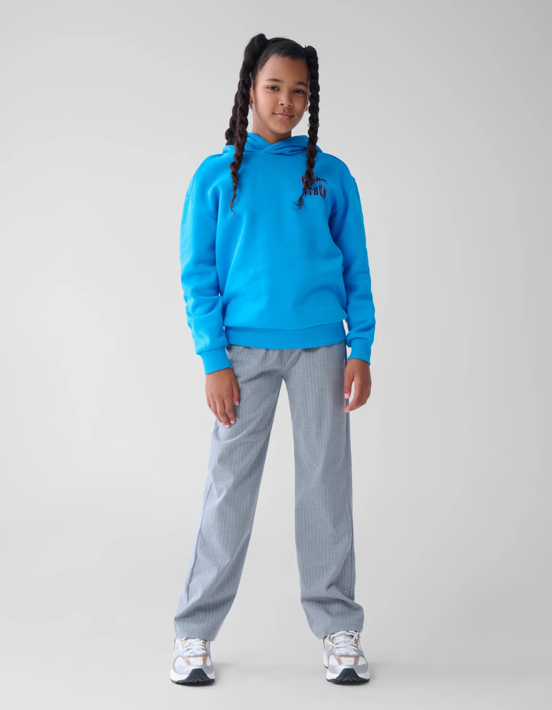 Shoeby Artwork Hoodie Blauw< Sweaters En Hoodies