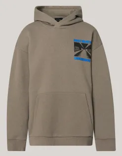 Shoeby Artwork Hoodie Bruin< Gebreide Truien|Hoodies