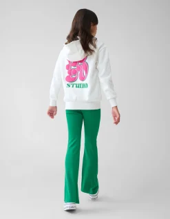 Shoeby Artwork Hoodie Gebroken Wit< Sweaters En Hoodies