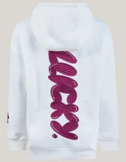 Shoeby Artwork Hoodie Gebroken Wit< Gebreide Truien|Hoodies