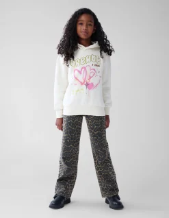 Shoeby Artwork Hoodie Gebroken Wit< Sweaters En Hoodies