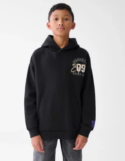 Shoeby Artwork Hoodie Zwart< Gebreide Truien|Hoodies