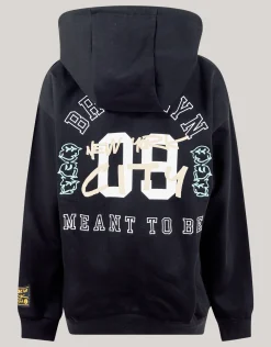 Shoeby Artwork Hoodie Zwart< Gebreide Truien|Hoodies