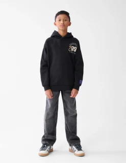 Shoeby Artwork Hoodie Zwart< Gebreide Truien|Hoodies