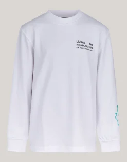 Shoeby Artwork Longsleeve T-shirt Wit< T-Shirts