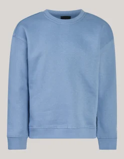 Shoeby Artwork Sweater Blauw< Sweaters|Gebreide Truien