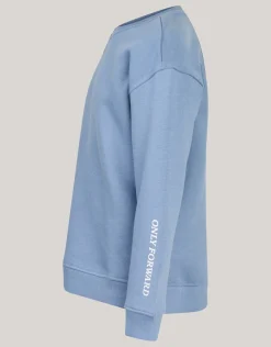 Shoeby Artwork Sweater Blauw< Sweaters|Gebreide Truien