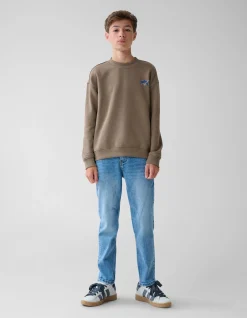 Shoeby Artwork Sweater Bruin< Gebreide Truien|Sweaters