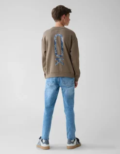 Shoeby Artwork Sweater Bruin< Gebreide Truien|Sweaters