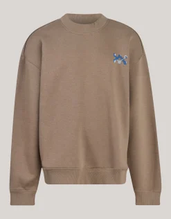 Shoeby Artwork Sweater Bruin< Gebreide Truien|Sweaters
