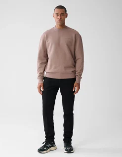 Shoeby Artwork Sweater Bruin<Heren Truien En Sweaters