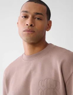 Shoeby Artwork Sweater Bruin<Heren Truien En Sweaters