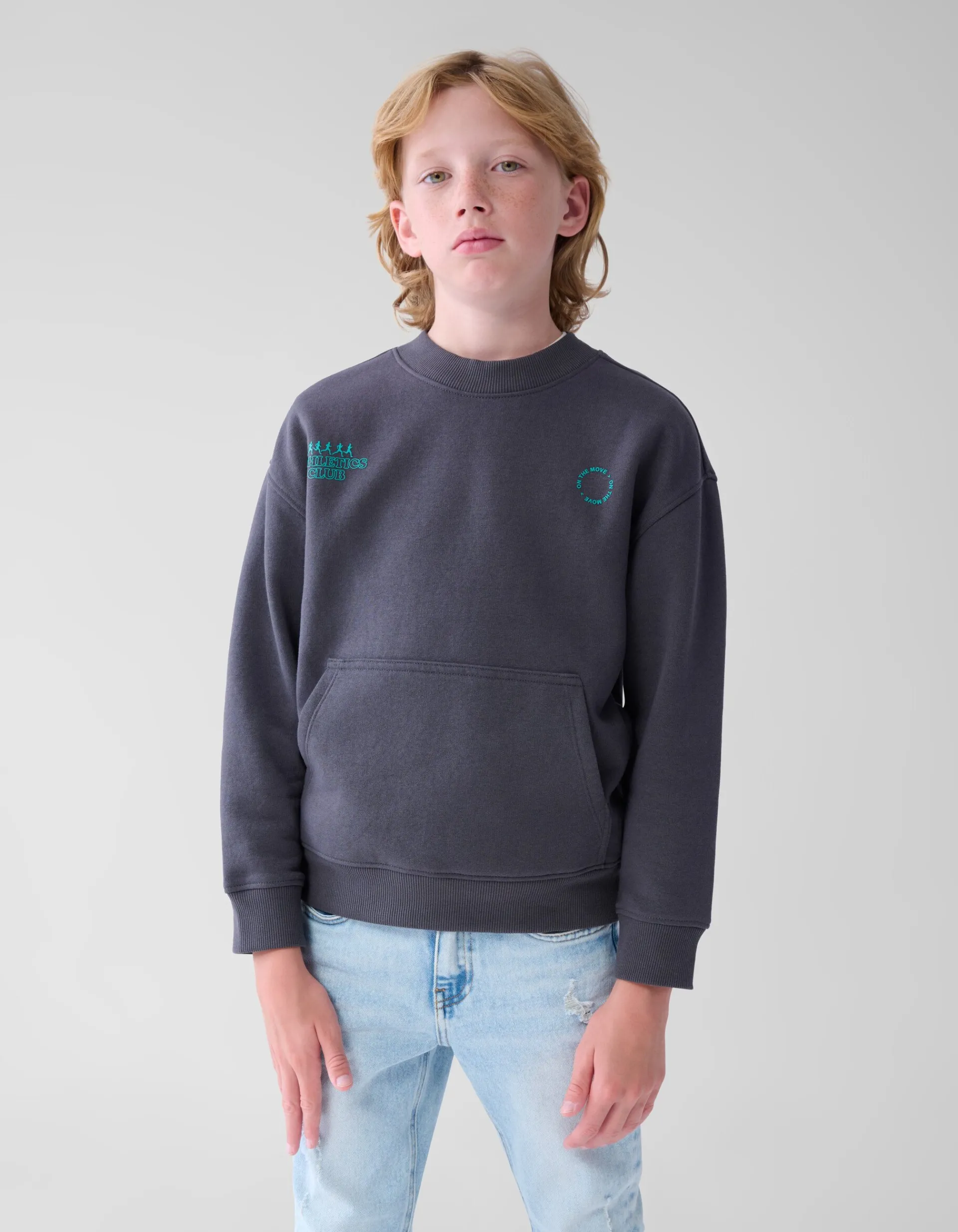 Shoeby Artwork Sweater Donkergrijs< Gebreide Truien|Sweaters