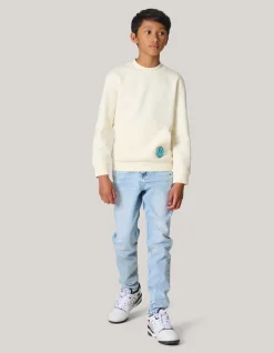 Shoeby Artwork Sweater Gebroken Wit< Gebreide Truien|Sweaters