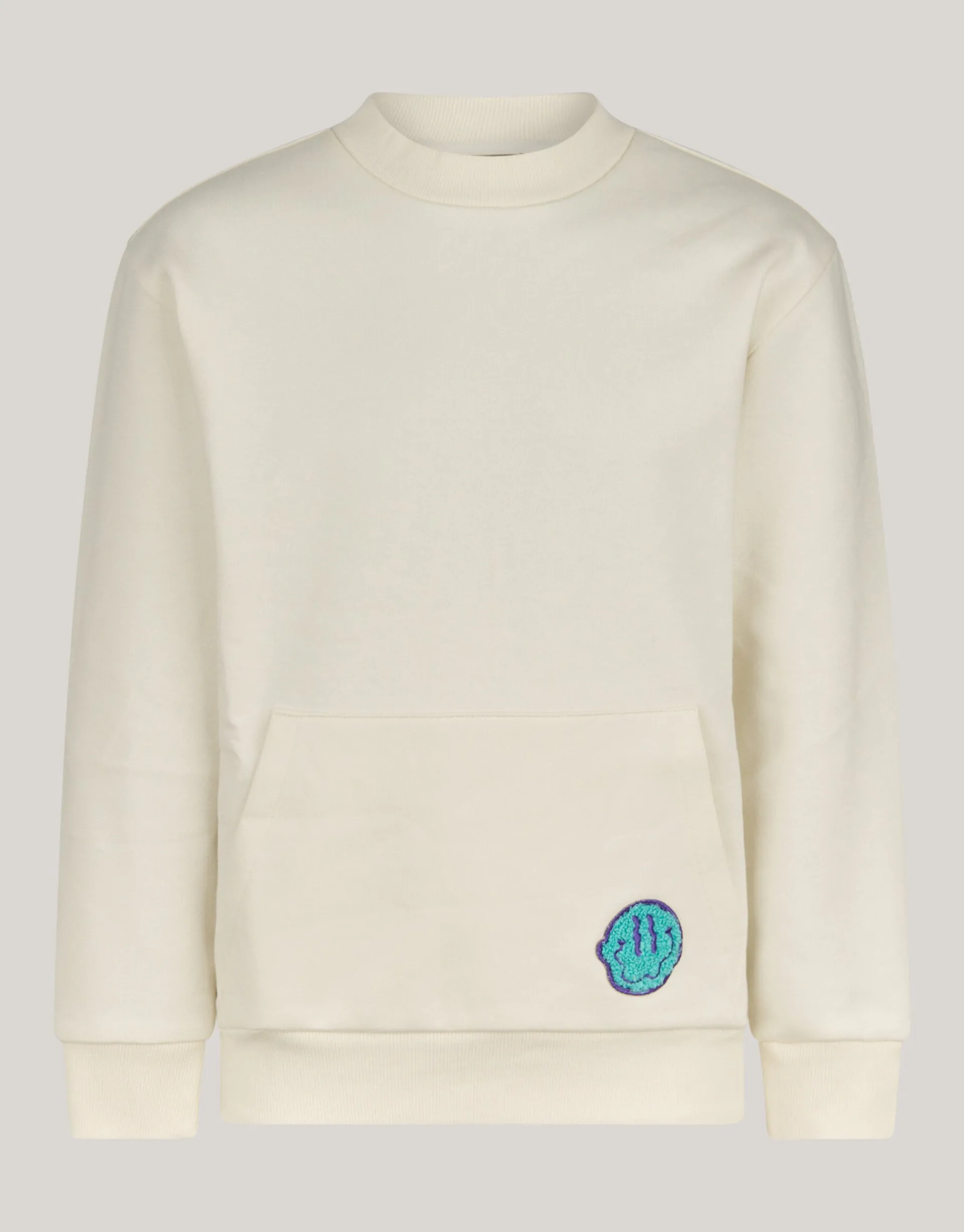 Shoeby Artwork Sweater Gebroken Wit< Gebreide Truien|Sweaters