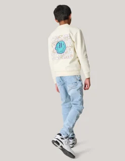 Shoeby Artwork Sweater Gebroken Wit< Gebreide Truien|Sweaters