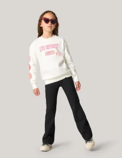 Shoeby Artwork Sweater Gebroken Wit< Sweaters En Hoodies