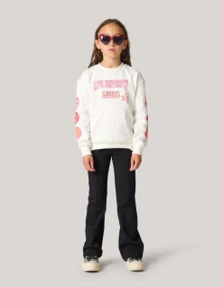 Shoeby Artwork Sweater Gebroken Wit< Sweaters En Hoodies