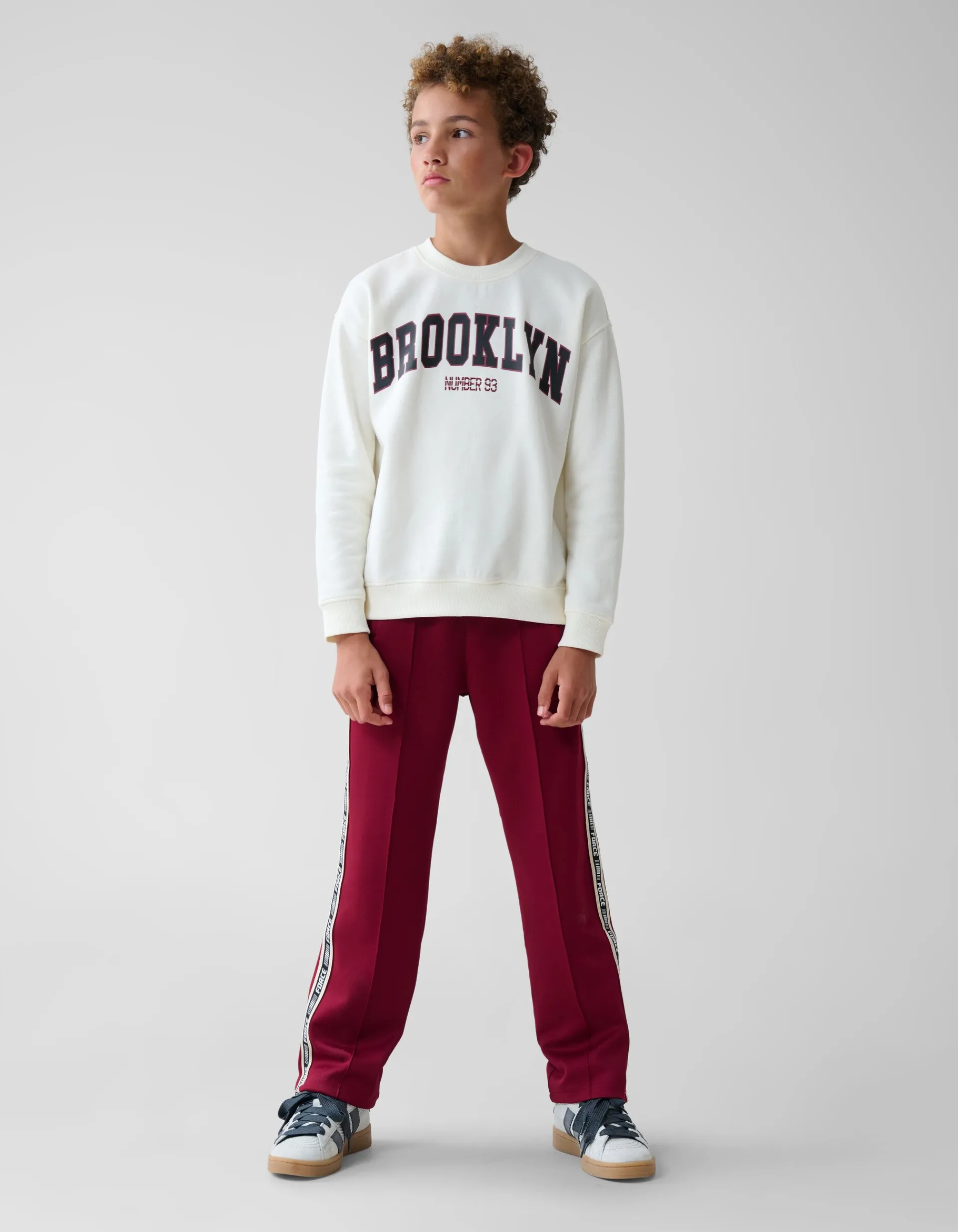 Shoeby Artwork Sweater Gebroken Wit< Gebreide Truien|Sweaters