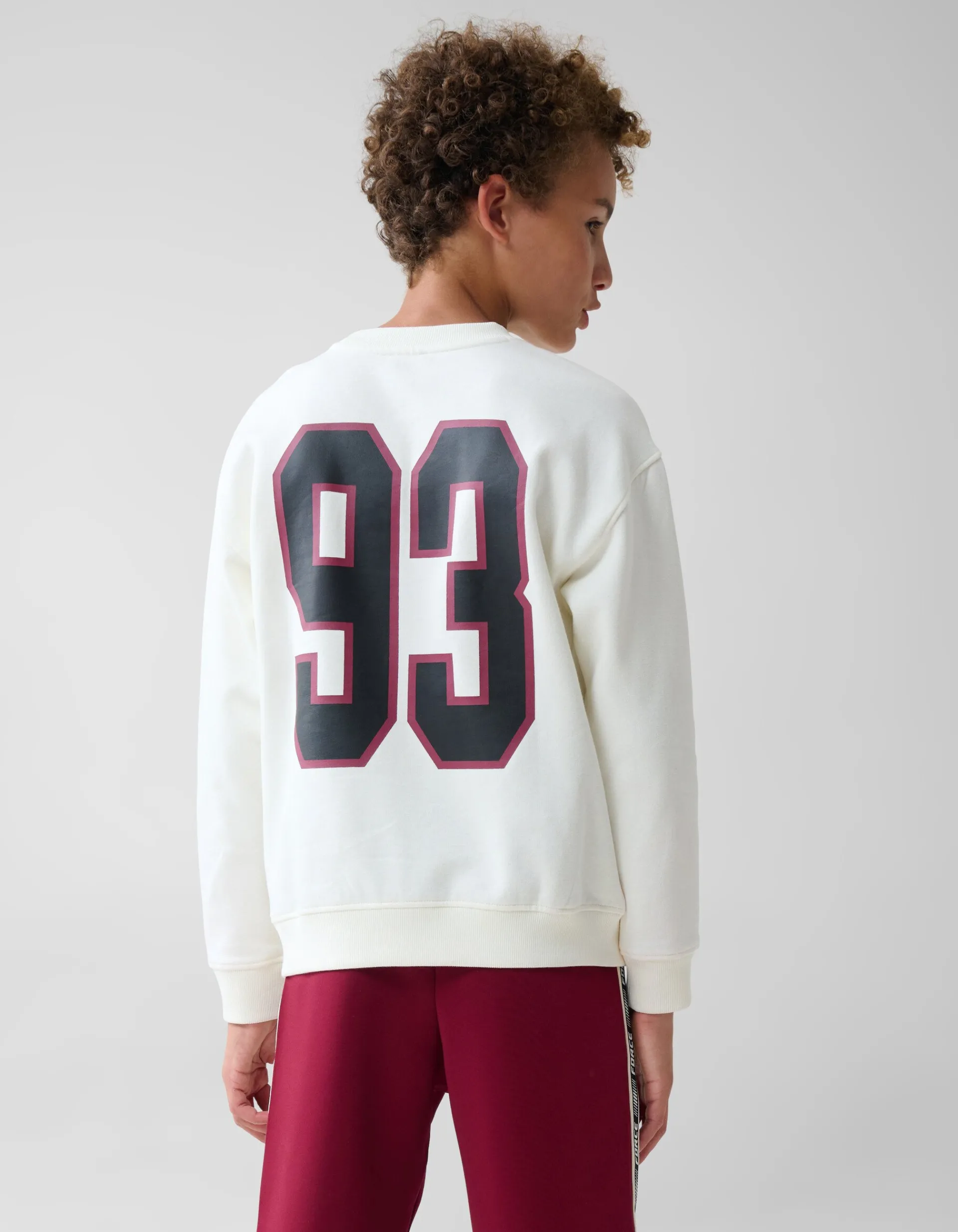 Shoeby Artwork Sweater Gebroken Wit< Gebreide Truien|Sweaters