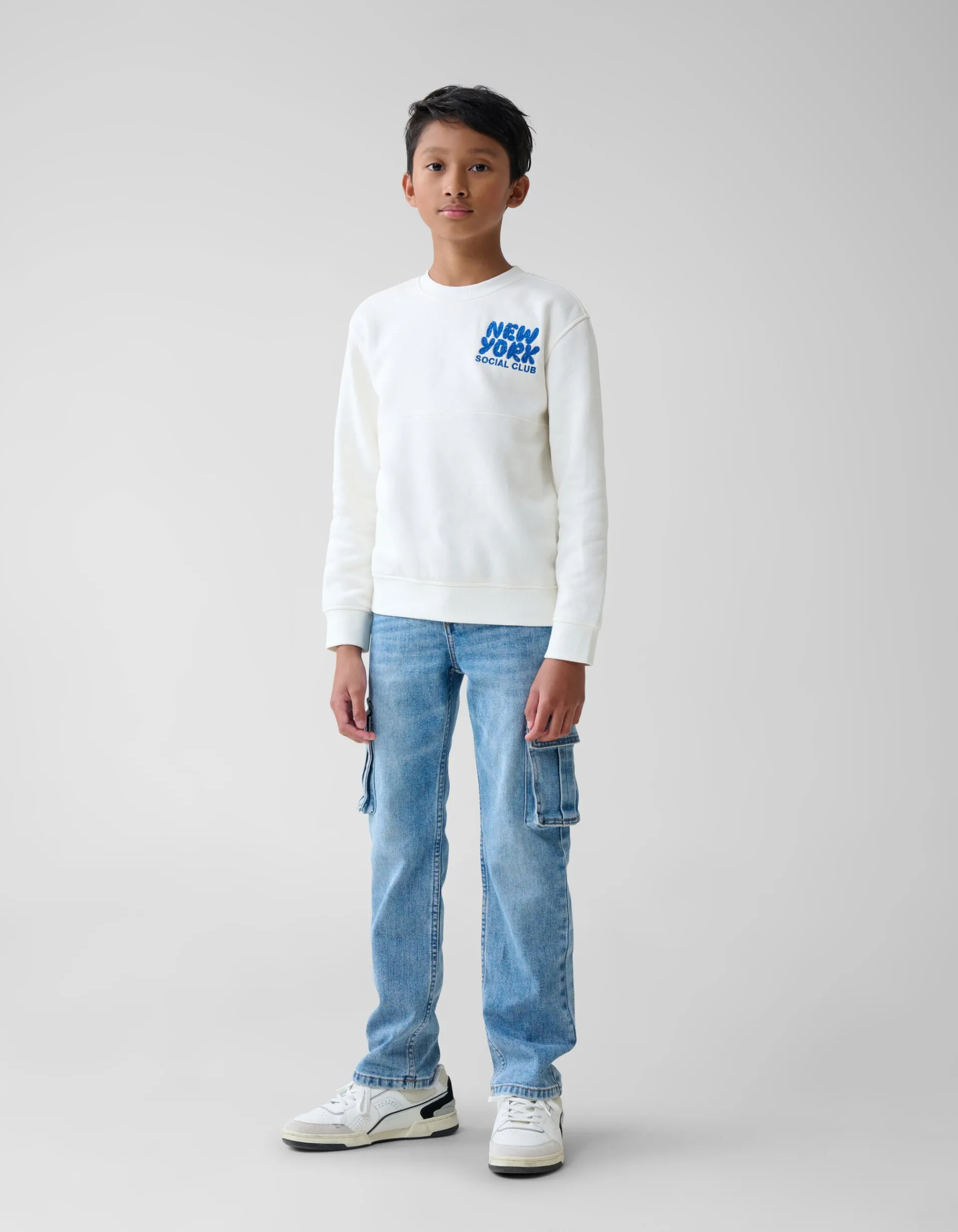 Shoeby Artwork Sweater Gebroken Wit< Gebreide Truien|Sweaters
