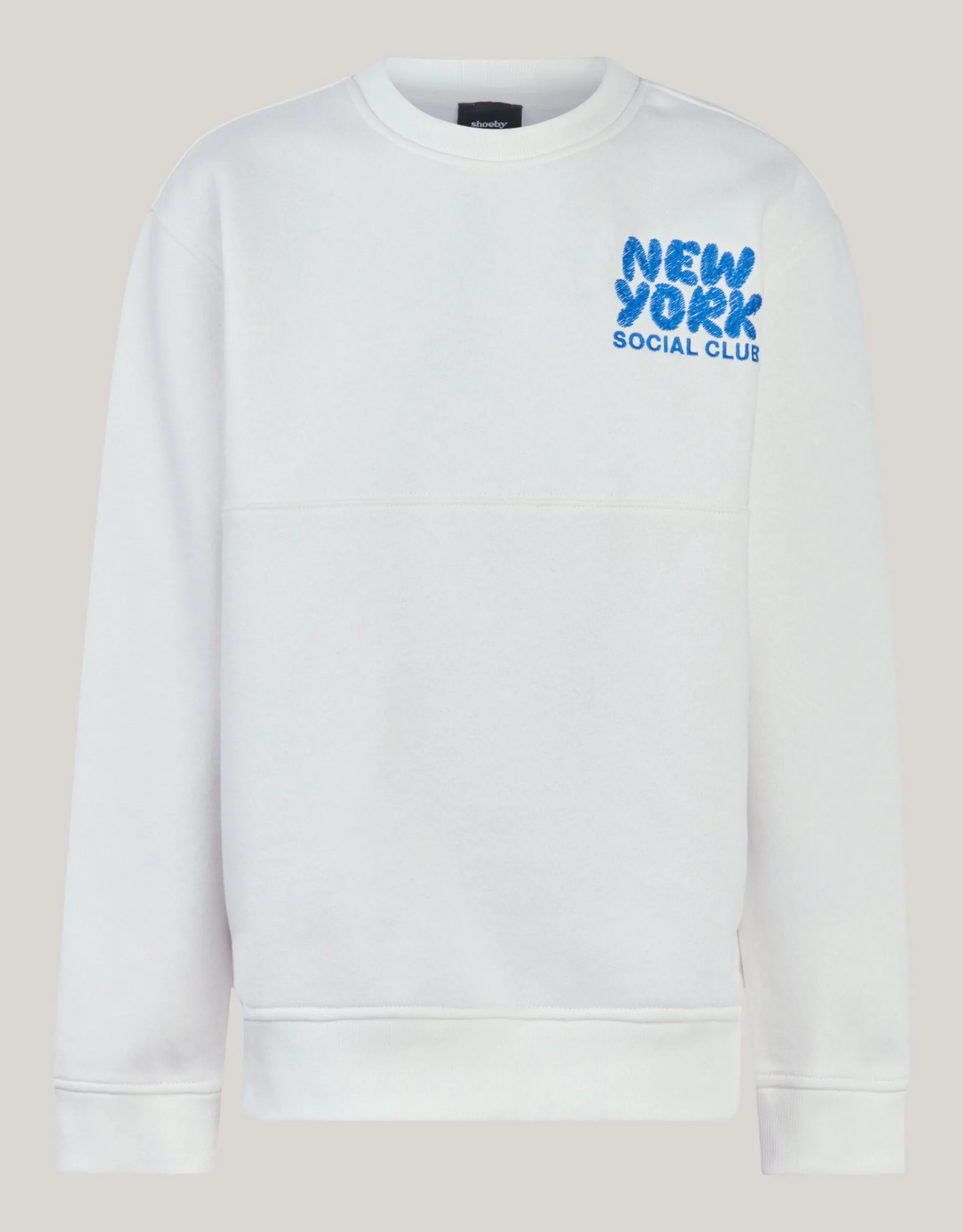 Shoeby Artwork Sweater Gebroken Wit< Gebreide Truien|Sweaters