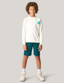 Shoeby Artwork Sweater Gebroken Wit< Gebreide Truien|Sweaters