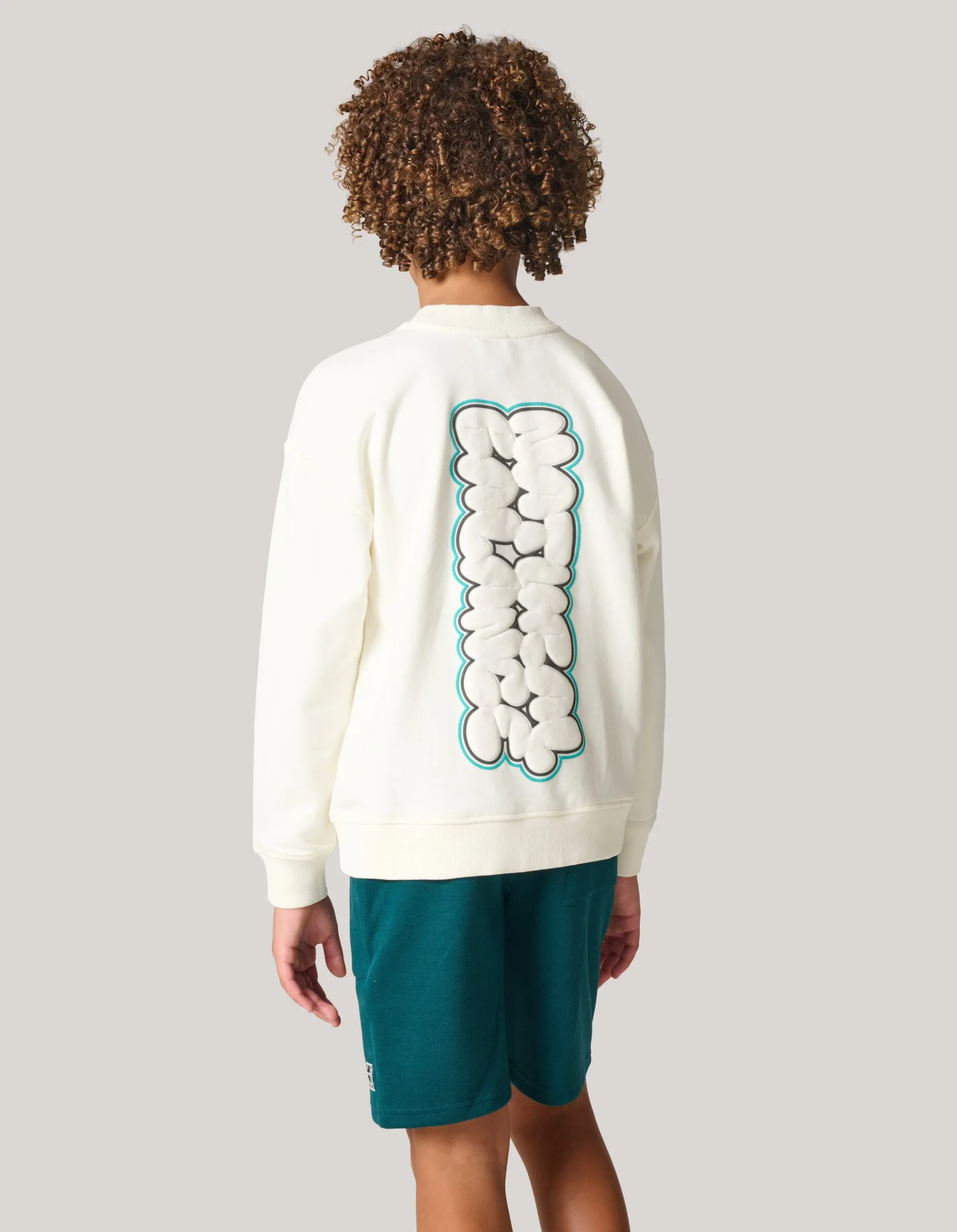 Shoeby Artwork Sweater Gebroken Wit< Gebreide Truien|Sweaters