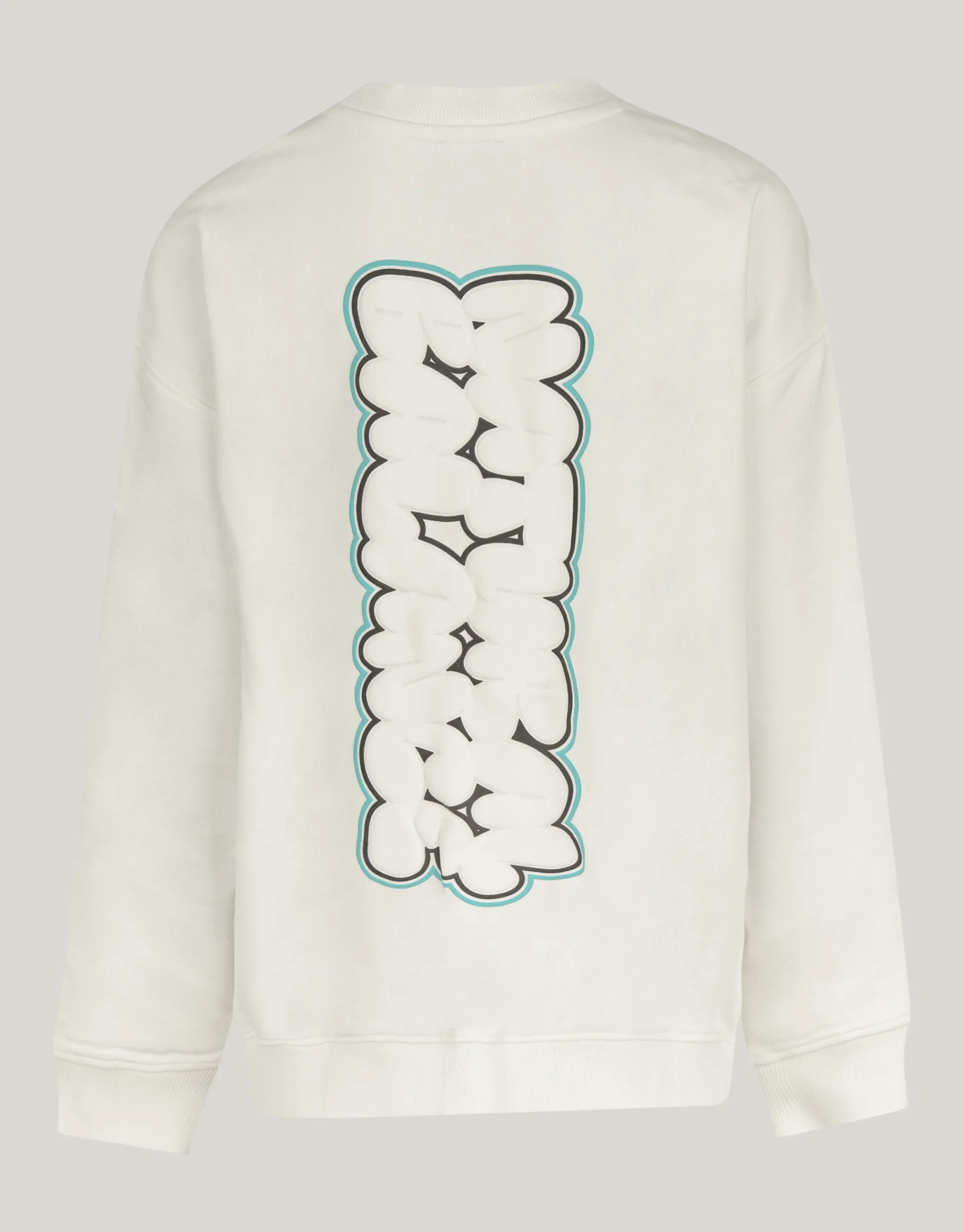 Shoeby Artwork Sweater Gebroken Wit< Gebreide Truien|Sweaters