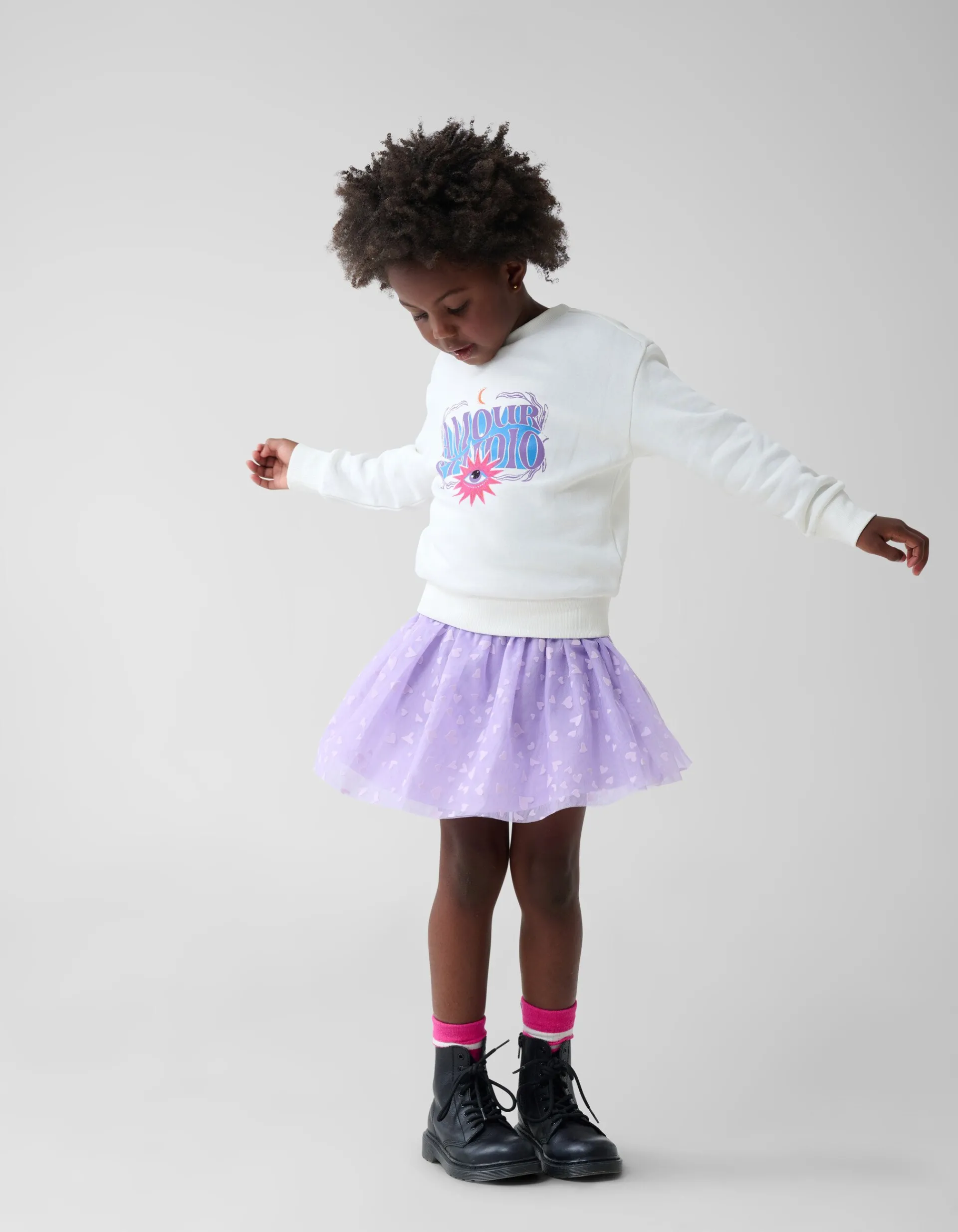 Shoeby Artwork Sweater Gebroken Wit< Sweaters En Hoodies