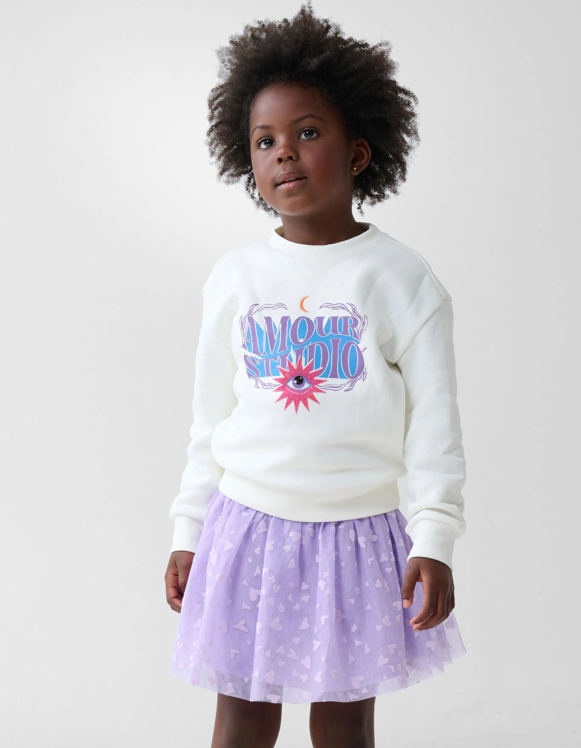 Shoeby Artwork Sweater Gebroken Wit< Sweaters En Hoodies