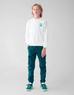 Shoeby Artwork Sweater Gebroken Wit< Gebreide Truien|Sweaters