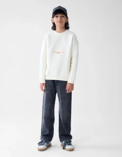 Shoeby Artwork Sweater Gebroken Wit< Gebreide Truien|Sweaters