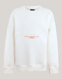 Shoeby Artwork Sweater Gebroken Wit< Gebreide Truien|Sweaters