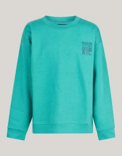 Shoeby Artwork Sweater Groen< Gebreide Truien|Sweaters