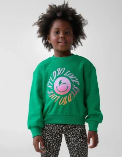 Shoeby Artwork Sweater Groen< Sweaters En Hoodies