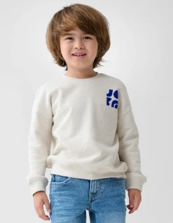 Shoeby Artwork Sweater Lichtgrijs< Gebreide Truien|Sweaters