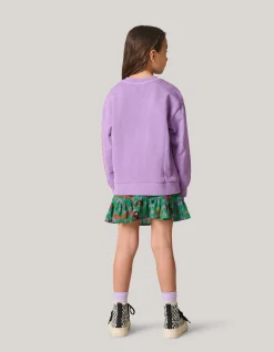 Shoeby Artwork Sweater Paars< Sweaters En Hoodies