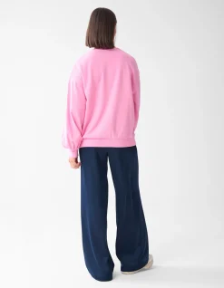 Shoeby Artwork Sweater Roze<DAMES Truien En Sweaters