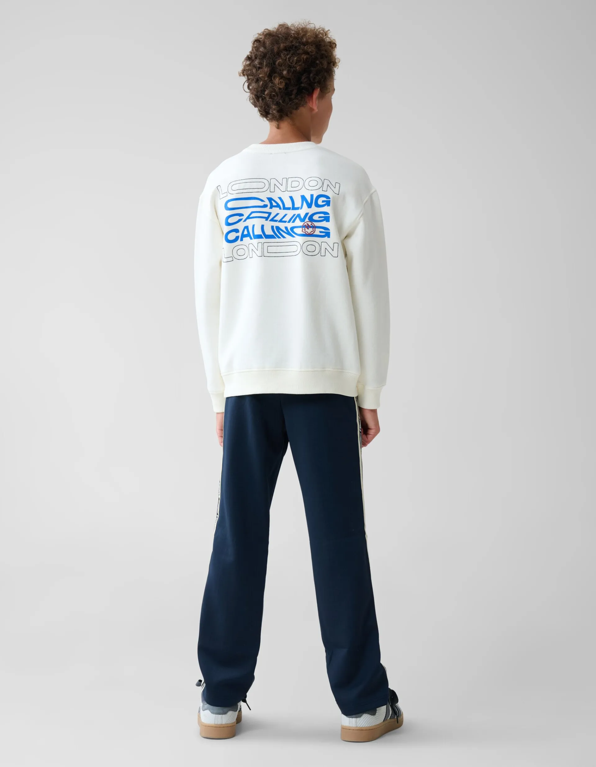 Shoeby Artwork Sweater Wit< Gebreide Truien|Sweaters