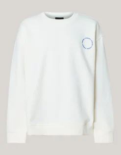 Shoeby Artwork Sweater Wit< Gebreide Truien|Sweaters