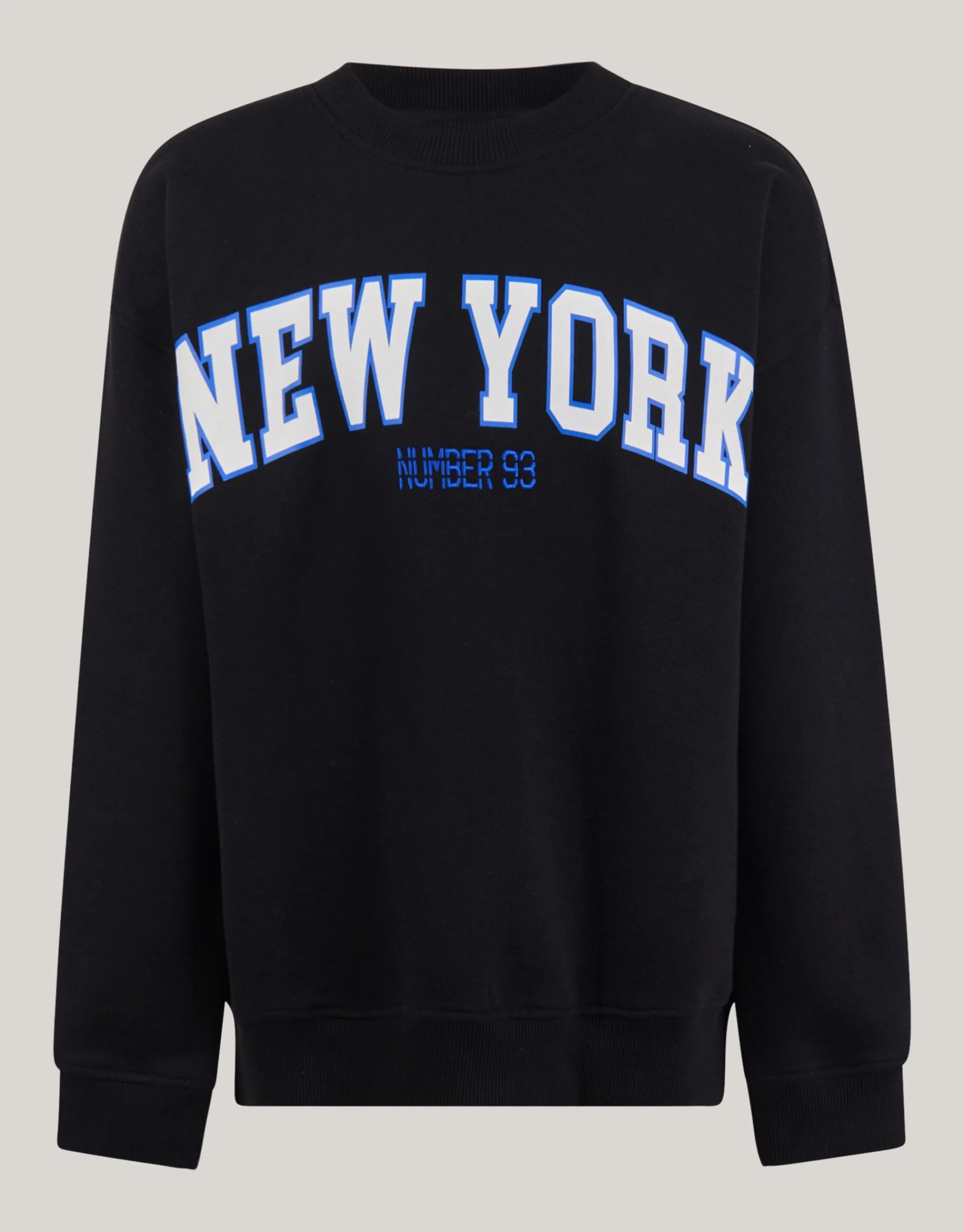 Shoeby Artwork Sweater Zwart< Gebreide Truien|Sweaters