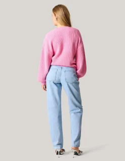 Shoeby Artwork Trui Roze<DAMES Truien En Sweaters