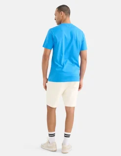 Shoeby Artwork T-shirt Blauw<Heren T-Shirts En Polo's
